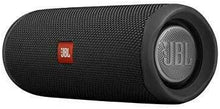 Load image into Gallery viewer, JBL Flip 5 Waterproof Portable Wireless Bluetooth Speaker Bundle with Hardshell Protective Case - Black