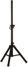 Load image into Gallery viewer, Acoustic Audio by Goldwood AA15LBS Powered 15" Bluetooth LED Light Display Speaker with Microphone and Stand, Black, 16" x 14" x 27"