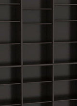 Load image into Gallery viewer, Atlantic Oskar Adjustable Media Cabinet - Holds 756 CDs, 360 DVDs or 414 Blu-Rays\/Games, 21 Adjustable and 6 Fixed Shelves PN in Espresso