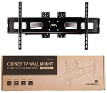 Load image into Gallery viewer, InstallerParts 37"-65" TV Corner Mount – Swivel/Tilt – 20" Dual Extension Arm – Heavy Duty LCD LED TV Monitor Flat Panel Screen, HDMI Cable