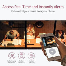 Load image into Gallery viewer, YI Dome Security Camera 1080p HD Pan\/Tilt\/Zoom 2.4G IP Surveillance System, Optional 24\/7 Emergency Response, Auto-Cruise, Motion Track, Night Vision, iOS\/Android App Available - Works with Alexa