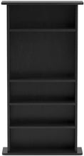 Load image into Gallery viewer, Atlantic Drawbridge Media Storage Cabinet - Store & Organize A Mix of Media 240Cds, 108DVDs Or 132 Blue-Ray\/Video Games, Adjustable Shelves, PN37935726 in Black