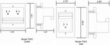 Load image into Gallery viewer, PowerBridge TWO-CK Dual Outlet Recessed In-Wall Cable Management System with PowerConnect for Wall-Mounted Flat Screen LED, LCD, and Plasma TV’s