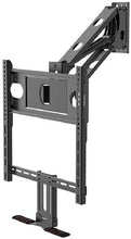Load image into Gallery viewer, Monoprice Above Fireplace Pull-Down Full-Motion Articulating TV Wall Mount Bracket For TVs 55in to 100in, Max Weight 154lbs, VESA Patterns Up to 800x600, Rotating, Height Adjustable