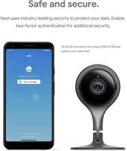 Load image into Gallery viewer, Google Nest Cam - Indoor Home Security Camera with Night Vision works with Google Assistant and Alexa, Black, 3 Pack