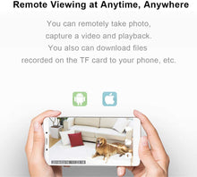 Load image into Gallery viewer, Spy Camera Wireless Hidden WiFi Camera with Remote Viewing, 2020 Newest Version 1080P HD Nanny Cam/Security Camera Indoor Video Recorder Motion Activated, Support iOS/Android, White, No Audio