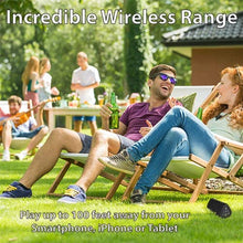 Load image into Gallery viewer, OontZ Angle 3 Ultra (3rd Gen) 5.0 Bluetooth Speaker (Updated), 14 Watts, Hi-Quality Sound & Bass, 100 Ft Wireless Range, Play Two Speakers Together, IPX7, Bluetooth Speakers by SoundWorks (Black)
