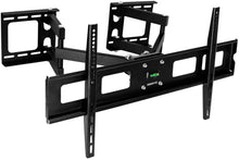 Load image into Gallery viewer, Mount-It! Corner TV Mount | Premium Swivel Full Motion Caddy Corner Wall Bracket for 37-63 inch Flat Panel Screens VESA up to 800x400, 132 lb Capacity, Black