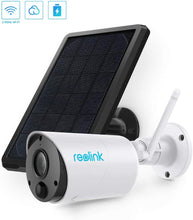 Load image into Gallery viewer, Outdoor Security Camera System Wireless, Solar Battery Powered, 1080p Wirefree Waterproof 2-Way Audio Night Vision w/PIR Motion Sensor, Support Alexa/Google Assistant/Local SD, Argus Eco+Solar Panel