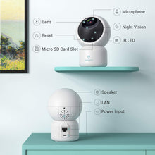 Load image into Gallery viewer, HeimVision 1080P Security Camera, HM203 UG WiFi Home Indoor Camera with Smart Night Vision/2 Way Audio/Motion Detection, Wireless IP Dog Camera for Baby/Pet/Nanny Monitor, Cloud/MicroSD Support