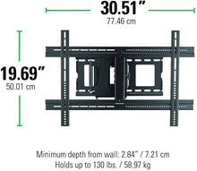 Load image into Gallery viewer, Sanus MLF13-B1 Articulating Universal Wall Mount for 37-80-Inch Screen