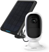 Load image into Gallery viewer, Reolink Outdoor Security Camera Wireless Rechargeable Battery 1080P Video Night Vision Motion Detection, 2-Way Talk, Waterproof Support Google Assistant, Cloud Storage | Argus 2 + Solar Panel