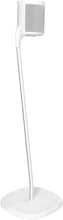 Load image into Gallery viewer, GT STUDIO SONOS Speaker Stands for SONOS One, One SL, PLAY:1, PLAY:3, Premium Design Improves Surround Sound, Heavy Base, Complete Cord Concealment - (Pair, White)