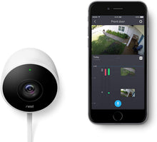 Load image into Gallery viewer, Google Nest Cam - Outdoor Home Security Camera Night Vision Surveillance Camera, White, 2 Pack (NEST-0157)