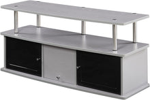 Load image into Gallery viewer, Convenience Concepts 151202 Designs2Go TV Stand with 3 Cabinets, Black