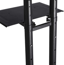 Load image into Gallery viewer, Yaheetech Mobile TV Cart with Mount on Wheels for 32-65 Inch LCD LED Plasma Flat Screens Height Adjustable Rolling TV Stand with Tray Max VESA 600x400mm