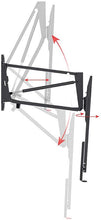 Load image into Gallery viewer, Monoprice Above Fireplace Pull-Down Full-Motion Articulating TV Wall Mount Bracket For TVs 55in to 100in, Max Weight 154lbs, VESA Patterns Up to 800x600, Rotating, Height Adjustable