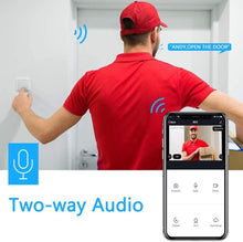 Load image into Gallery viewer, AKASO Outdoor Security Camera 1080P, Wireless Outdoor WiFi Security Cameras for Home Security Waterproof Night Vision 2-Way Audio Remote Access Motion/Sound Detect Support Alexa, Google Home, Fire TV