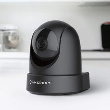Load image into Gallery viewer, Amcrest 4MP UltraHD Indoor WiFi Camera, Security IP Camera with Pan\/Tilt, Two-Way Audio, Night Vision, Remote Viewing, Dual-Band 5ghz\/2.4ghz, 4-Megapixel @~20FPS, Wide 120° FOV, IP4M-1051B (Black)