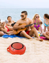 Load image into Gallery viewer, Outdoor Waterproof Bluetooth Speaker,Kunodi Wireless Portable Mini Shower Travel Speaker with Subwoofer, Enhanced Bass, Built in Mic for Sports, Pool, Beach, Hiking, Camping (Red)