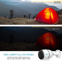 Load image into Gallery viewer, 3G\/4G LTE Outdoor Solar-Powered Celluar Security Camera, Wirefree Rechargeable Battery Camera System w\/SD Socket and Cloud, 1080p Night Vision, 2-Way Audio, PIR Motion Sensor, Reolink Go+Solar Panel