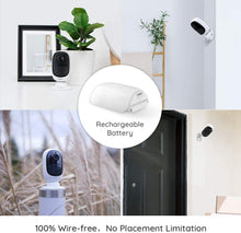 Load image into Gallery viewer, Security Camera Outdoor, Wireless Rechargable Battery Powered, 1080P Starlight Night Vision, PIR Motion Video for Home Surveillance, Support Google Assistant\/Cloud Service\/SD Slot | Reolink Argus 2