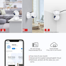 Load image into Gallery viewer, Victure 1080P Home Security Camera Wireless Indoor Surveillance Camera Smart 2.4G WiFi IP Camera with 2-Way Audio Night Vision Sound Detection and Motion Tracking for Baby/Pet Monitor