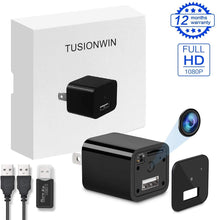 Load image into Gallery viewer, Hidden Camera Spy Camera Charger Full HD 1080P Surveillance Camera Mini Spy Nanny Camera Portable Hidden Cam 2020
