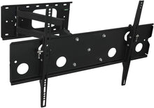 Load image into Gallery viewer, Mount-It! Corner TV Mount | Premium Swivel Full Motion Caddy Corner Wall Bracket for 37-63 inch Flat Panel Screens VESA up to 800x400, 132 lb Capacity, Black