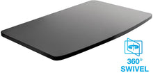 Load image into Gallery viewer, Mount-It! TV Turntable Stand, Rotating Swivel TV Base 32, 37, 40, 42, 47, and 50" TVs, 29 mm Thick Wood, Black