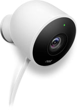 Load image into Gallery viewer, Google Nest Cam - Outdoor Home Security Camera Night Vision Surveillance Camera, White, 2 Pack (NEST-0157)
