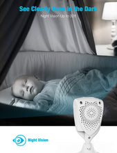 Load image into Gallery viewer, Baby Monitor, Conico 1080P HD Wireless Camera Pet Cam with Sound Motion Detection, Home Wireless Security Camera with 2- Way Audio, Night Vision Cloud WiFi Camera for Baby, Pet, Elder, 2.4G WiFi