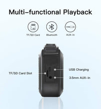 Load image into Gallery viewer, LEZII IPX8 Waterproof Bluetooth Speaker - Small Portable Wireless Speakers, 10W Bass Sound, 12h Playtime, Floating Speaker for Shower Beach Pool Party