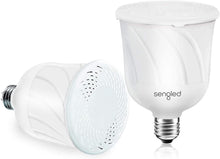 Load image into Gallery viewer, Sengled Pulse LED Smart Bulb with JBL Bluetooth Speaker, App Controlled Up to 8 BR30 LED Light Bulbs with Starter Kit, E26 Base, Compatible with Amazon Alexa, Candy Apple Red, 2 Pack