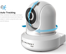 Load image into Gallery viewer, Amcrest 1080P WiFi Security Camera 2MP Indoor Pan\/Tilt Wireless IP Camera, IP2M-841W (White)