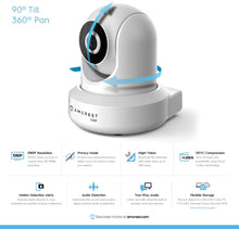 Load image into Gallery viewer, Amcrest 1080P WiFi Security Camera 2MP Indoor Pan\/Tilt Wireless IP Camera, IP2M-841W (White)