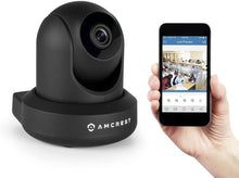 Load image into Gallery viewer, Amcrest UltraHD 2K (3MP\/2304TVL) WiFi Video Security IP Camera with Pan\/Tilt, Dual Band 5ghz\/2.4ghz, Two-Way Audio, 3-Megapixel @ 20FPS, Wide 90° Viewing Angle and Night Vision IP3M-941B (Black)