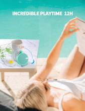 Load image into Gallery viewer, INSMY Portable IPX7 Waterproof Bluetooth Speaker, Wireless Outdoor Speaker Shower Speaker, with HD Sound, Support TF Card, Suction Cup, 12H Playtime, for Kayaking, Boating, Hiking (Mint)