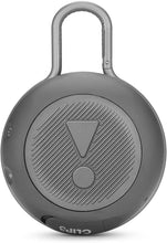 Load image into Gallery viewer, JBL Clip 3 Portable IPX7 Waterproof Wireless Bluetooth Speaker Built-in Carabiner, Noise-Canceling Speakerphone Microphone, Gray (Renewed)
