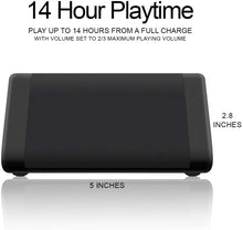 Load image into Gallery viewer, OontZ Angle 3 (3rd Gen) - Bluetooth Portable Speaker, Louder Volume, Crystal Clear Stereo Sound, Rich Bass, 100 Ft Wireless Range, Microphone, IPX5, Bluetooth Speakers by Cambridge Sound Works (Black)