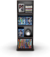 Load image into Gallery viewer, Atlantic 4 Tier Rotating Cube Espresso