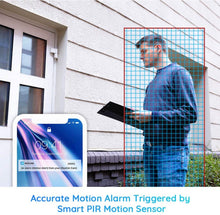 Load image into Gallery viewer, Reolink Argus PT w\/Solar Panel - Wireless Pan Tilt Solar Powered WiFi Security Camera System w\/Rechargeable Battery Outdoor Home Surveillance, 2-Way Audio, Support Alexa\/Google Assistant\/Cloud
