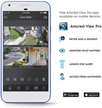 Load image into Gallery viewer, Amcrest UltraHD 4K (8MP) Outdoor Security IP Turret PoE Camera, 3840x2160, 164ft NightVision, 2.8mm Lens, IP67 Weatherproof, MicroSD Recording (128GB), White (IP8M-T2499EW)