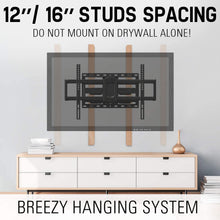 Load image into Gallery viewer, Mounting Dream TV Mount- Full Motion TV Mount for 42-70 inch TVs, TV Wall Mount Bracket with Dual Articulating Arms, Fits 12”- 16” Wood Studs, TV Wall Mounts with VESA 600x400mm Holds up to 100lbs