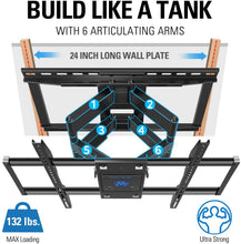 Load image into Gallery viewer, Mounting Dream TV Wall Mount TV Bracket for 42-84 Inch TVs, Universal Full Motion TV Mount with Articulating Arms, Max VESA 800x400mm 132 lbs. Loading, Easy to Install on 16", 18", 24" Studs MD2298-XL