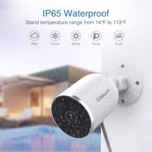Load image into Gallery viewer, Security Camera Outdoor, Goowls 1080P HD 2.4G WiFi Home Surveillance Camera Plug-in with Waterproof Night Vision 2-Way Audio Motion Detection Cloud Service Compatible with Alexa 2 Packs