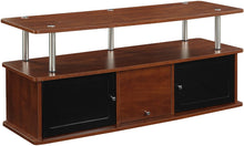 Load image into Gallery viewer, Convenience Concepts 151202 Designs2Go TV Stand with 3 Cabinets, Black