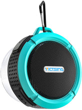 Load image into Gallery viewer, VicTsing SoundHot C6 Portable Bluetooth Speaker, Waterproof Bluetooth Speaker with 6H Playtime, Loud HD Sound, Shower Speaker with Suction Cup & Sturdy Hook, Compatible with iOS, Android, PC, Pad