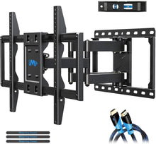 Load image into Gallery viewer, Mounting Dream TV Mount Bracket for 42-70 Inch Flat Screen TVs, Full Motion TV Wall Mounts with Swivel Articulating Dual Arms , Heavy Duty Design - Max VESA 600x400mm , 100 LBS Loading , MD2296