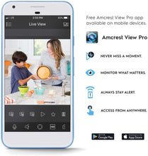 Load image into Gallery viewer, Amcrest 4MP UltraHD Indoor WiFi Camera, Security IP Camera with Pan\/Tilt, Two-Way Audio, Night Vision, Remote Viewing, Dual-Band 5ghz\/2.4ghz, 4-Megapixel @~20FPS, Wide 120° FOV, IP4M-1051B (Black)